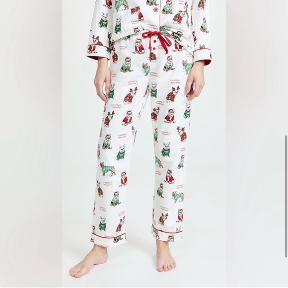 PJ Salvage Women’s Flannel Pajama Bottoms in Ivory, size S, NWT - Picture 1 of 8